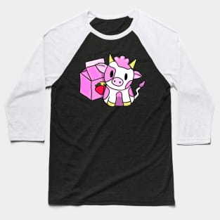 Strawberry Milk Cow Pal Baseball T-Shirt